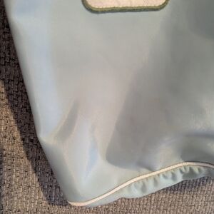 Elegant Light Blue Tote  Lacoste Bag